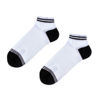 Шкарпетки короткі, арт: 6210.1, колір: БІЛИЙ/чорний