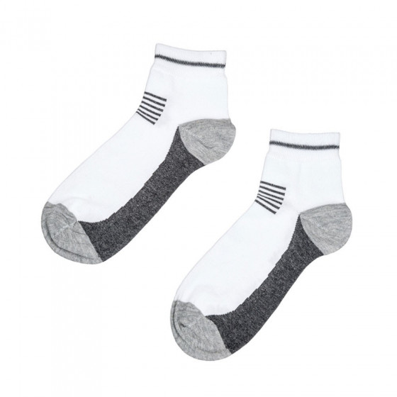 Socks, vendor code: 6105, color: White / Dark grey