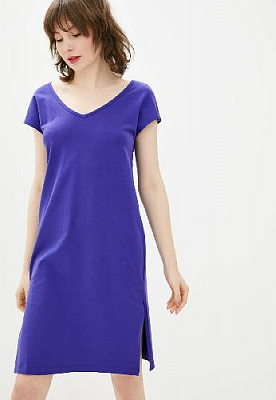 Dress with open back color: Purple