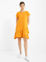 Сукня, арт: 2050-39, колір: жовтогарячий