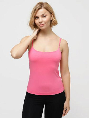 T-shirt with thin straps color: Pink