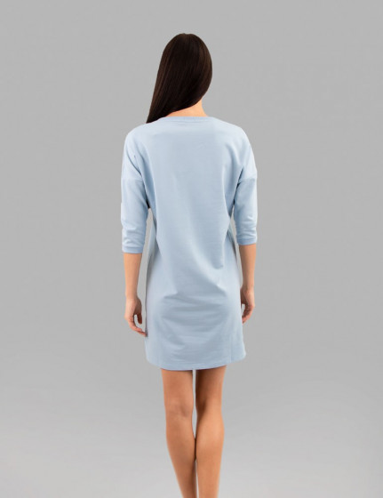 Домашнее платье, арт: 2051-01.1, цвет: Голубой