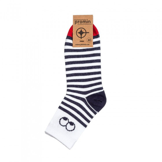 Children’s socks, vendor code: 6315, color: White / Dark blue