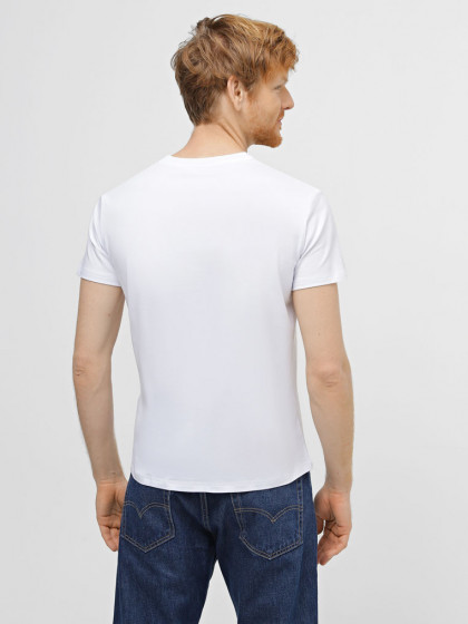 V-neck T-shirt, vendor code: 1912-06, color: White