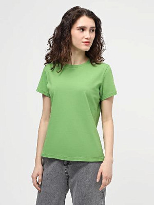 T-shirt color: Herbal green