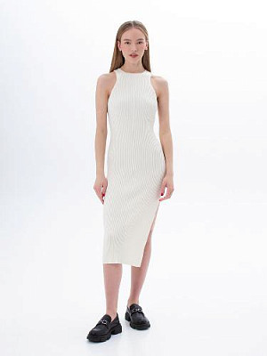 Knitted dress color: Milk