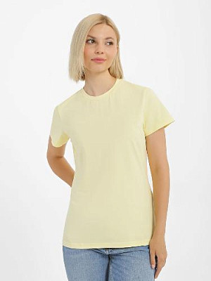 T-shirt color: Light yellow