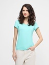 T-shirt with untreated edges
