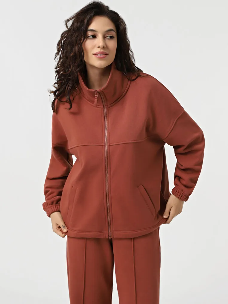 Insulated sweatshirt
