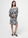 Dress with a print