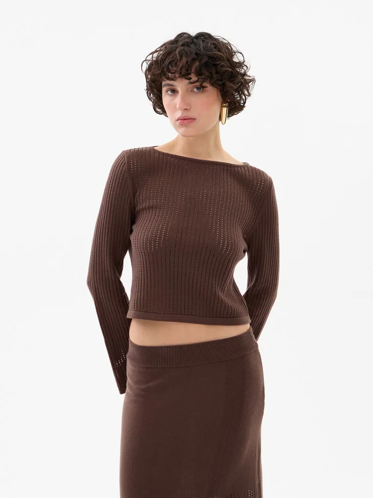 Лонгслів в'язаний