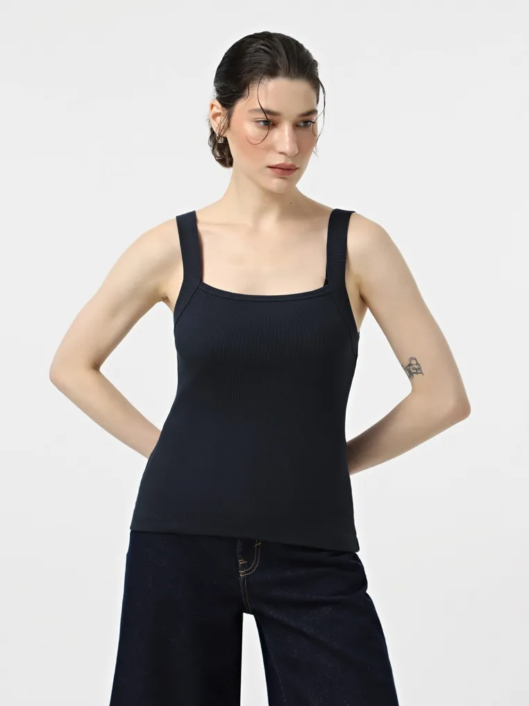 Майка в рубчик