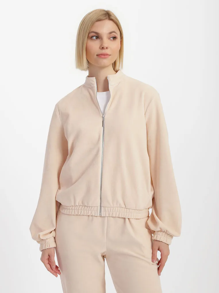 Velor bomber
