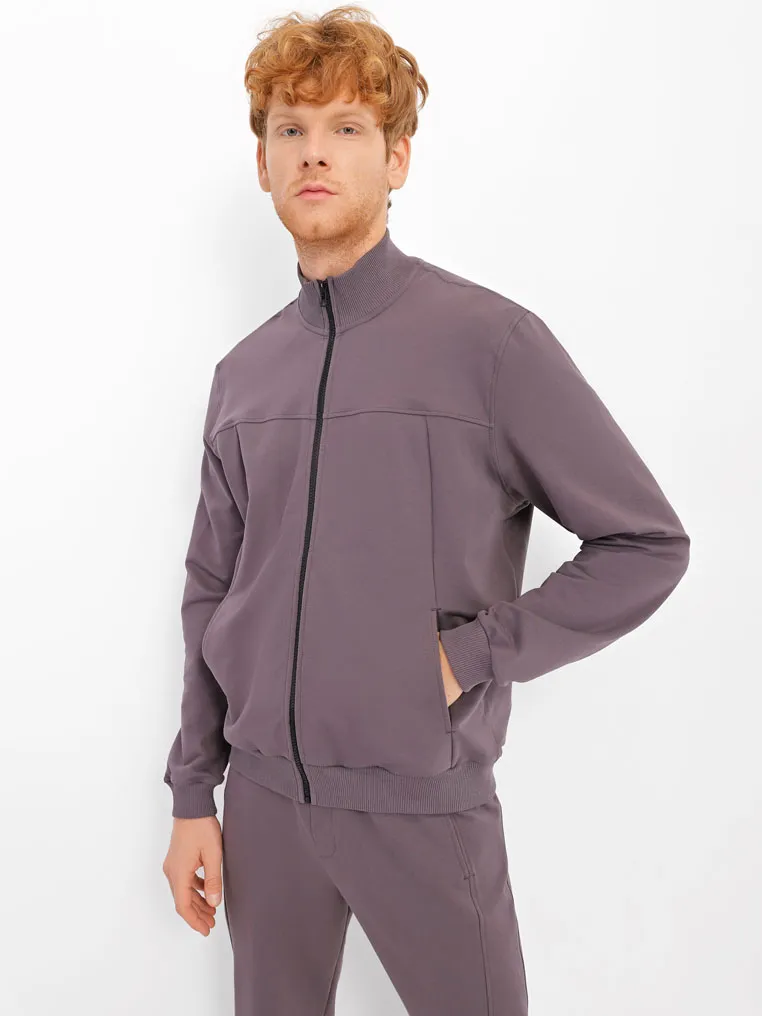 Sweatshirt With Zipper 