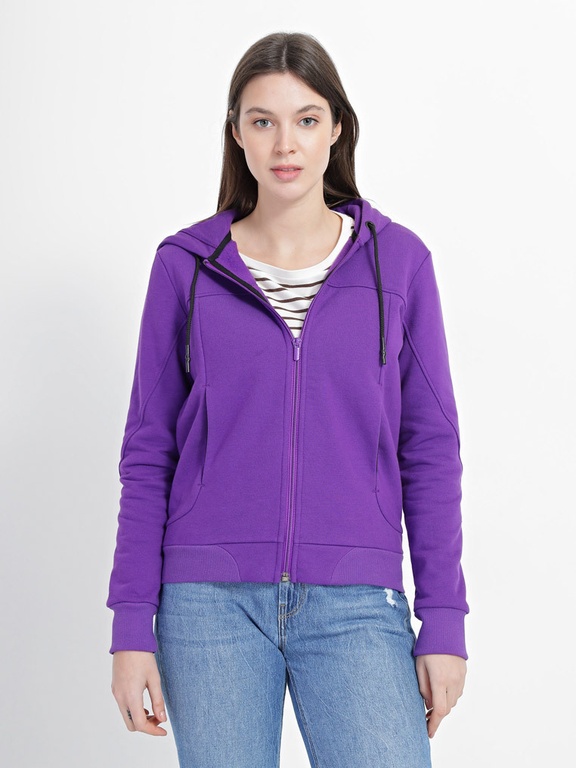 Hoodie insulated  with a zipper