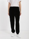 Velor pants with cuffs