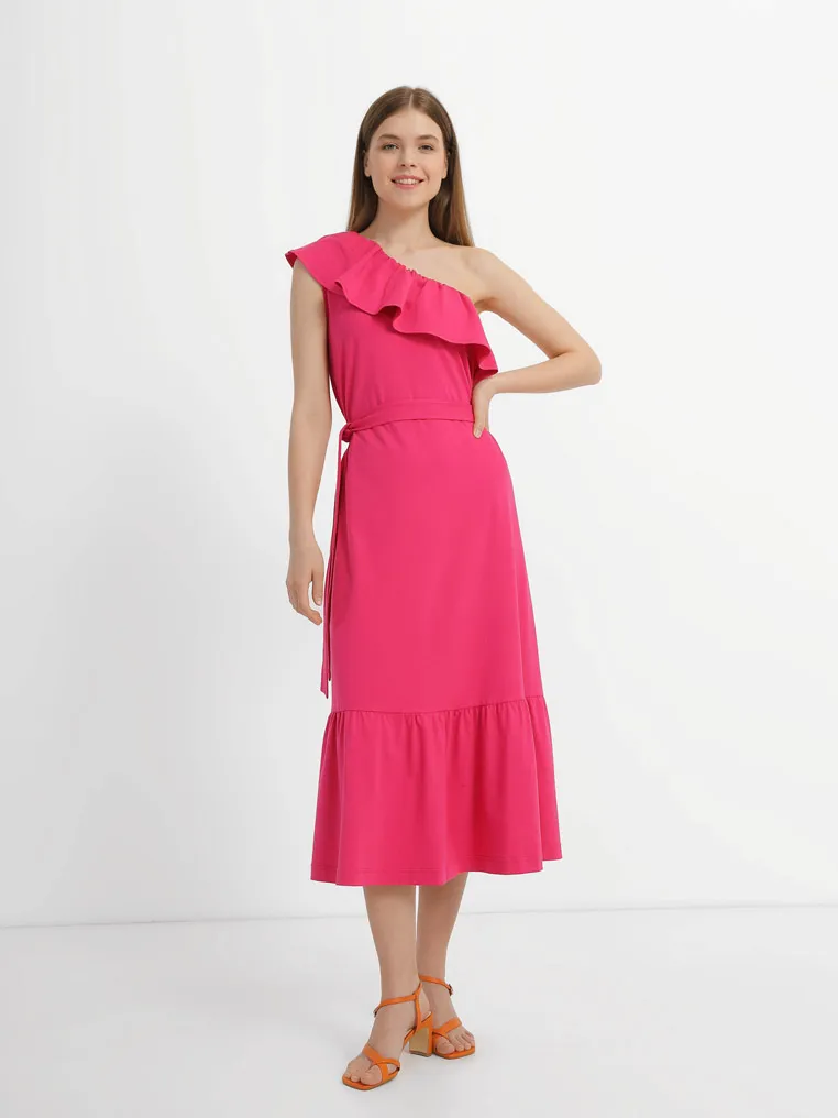 Сукня з відкритим плечем