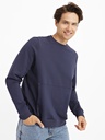 Sweatshirt with cuff in front
