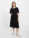 Dress with an elastic insert