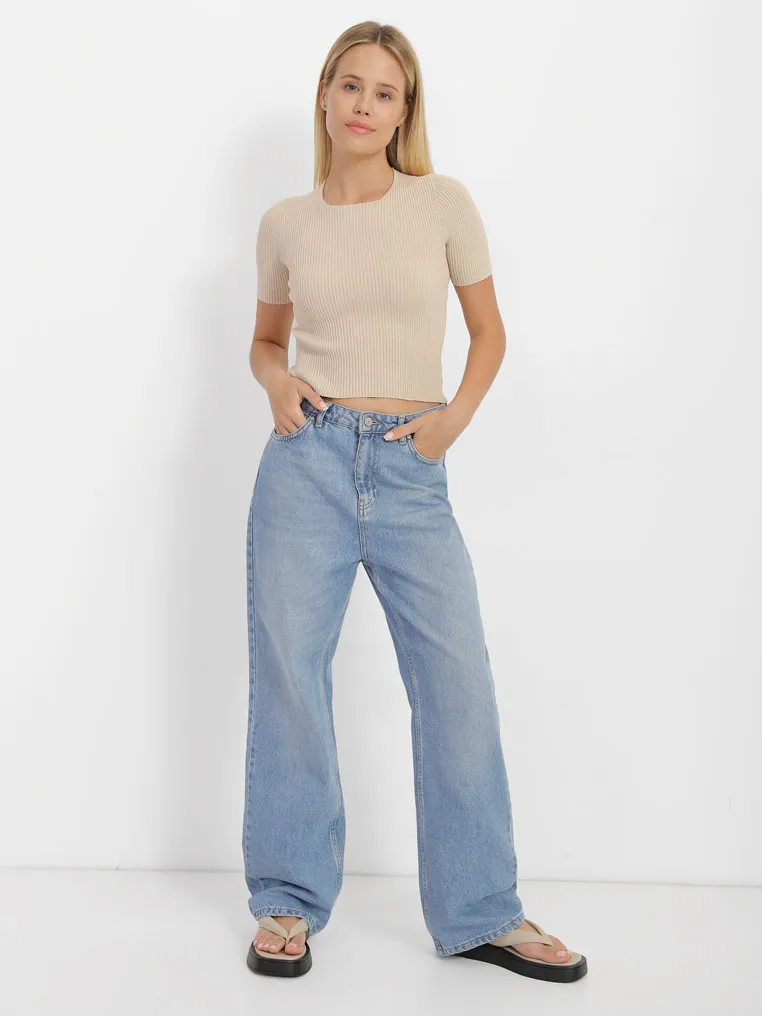 T-shirt is knitted