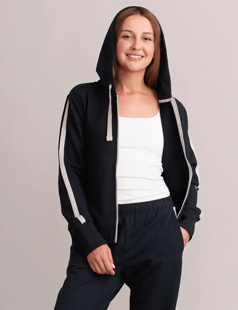 Women's hoodie with a zipper