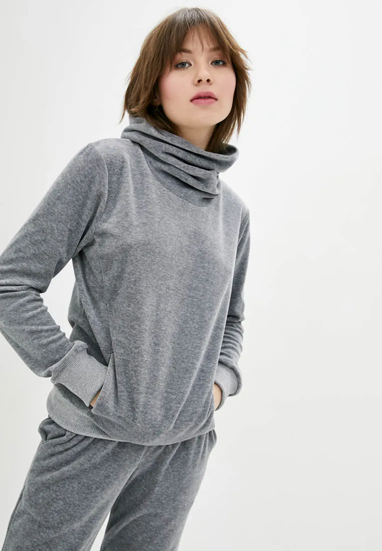 Sweatshirt in velour