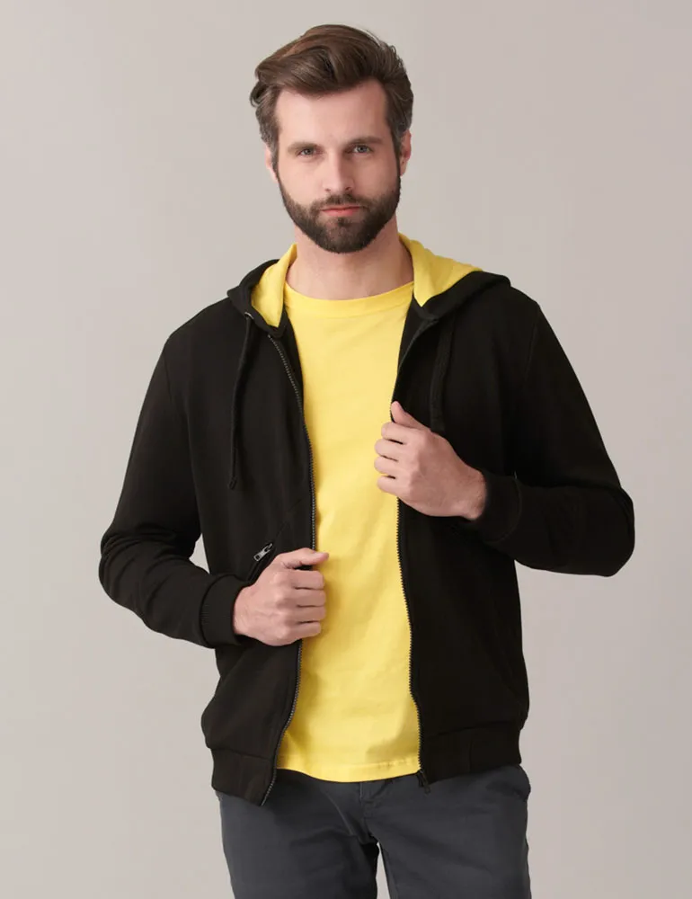 Hoodie with a zipper
