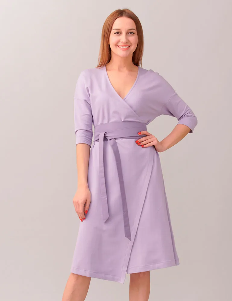 Wrap Dress With Tie Waist