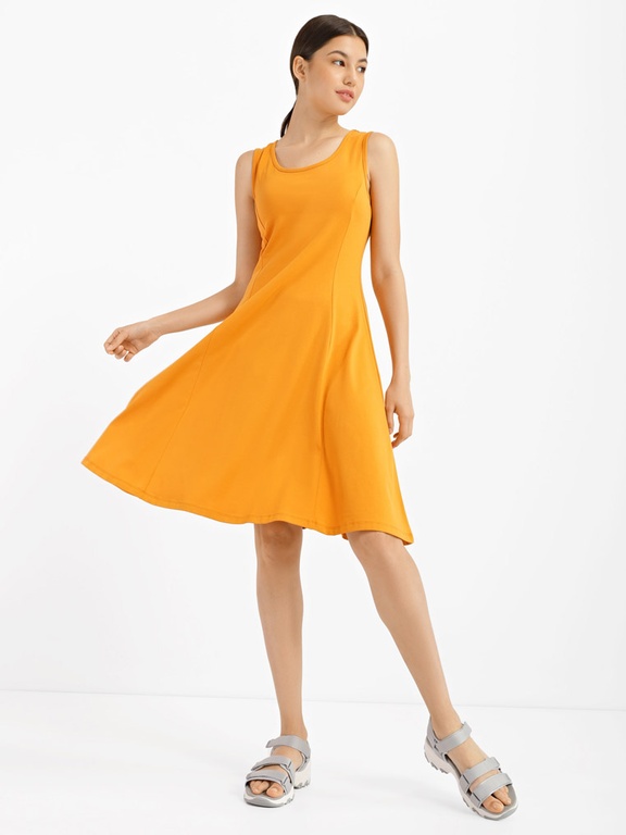 Dress with open back