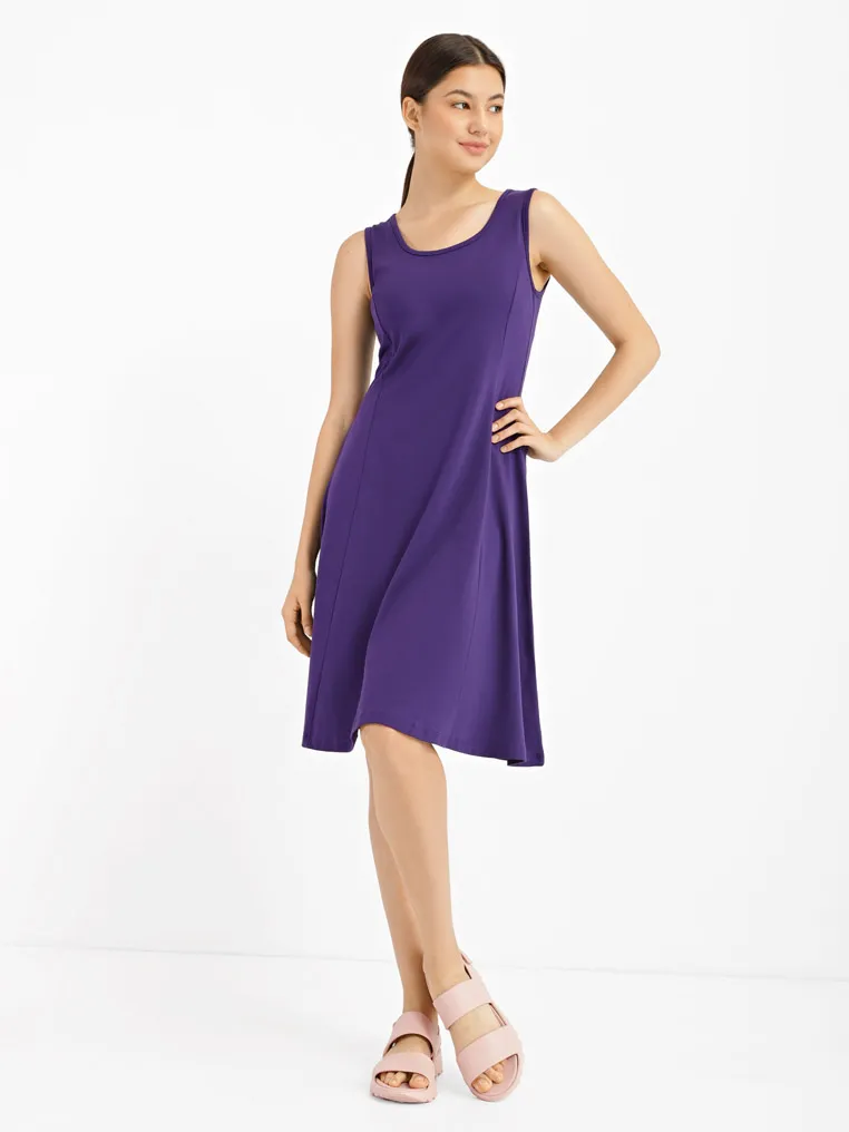 Dress with open back