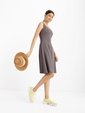 Dress with open back