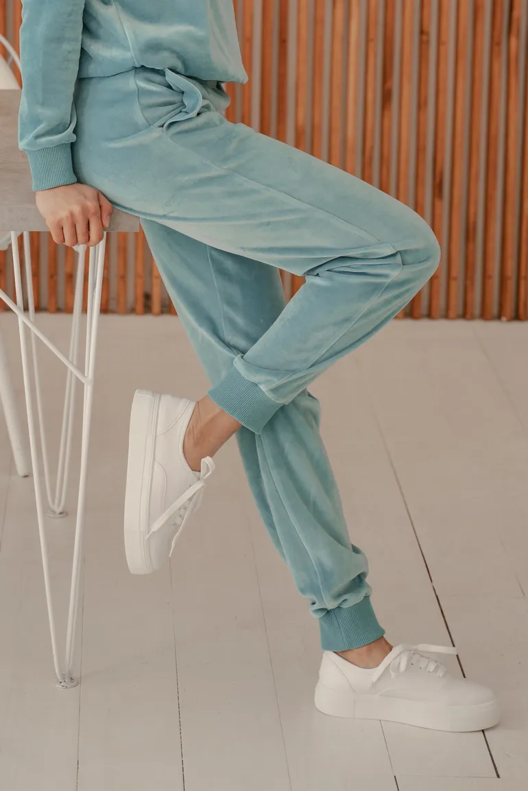 Штани велюрові