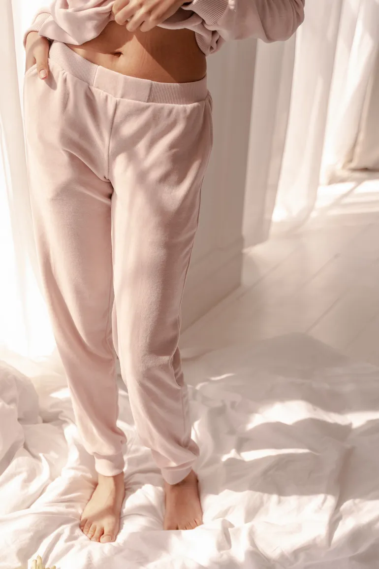 Штани велюрові