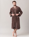 Velor bathrobe