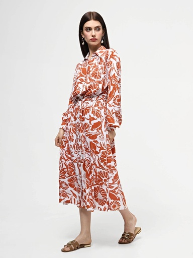 Dress with a print