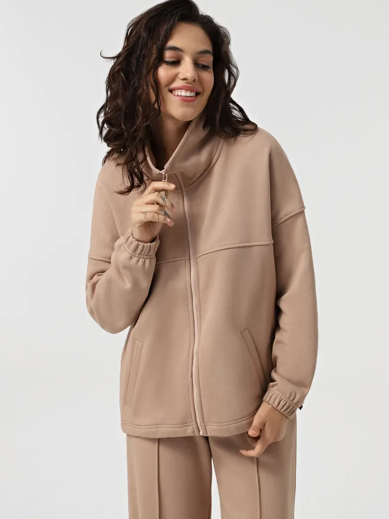 Insulated sweatshirt