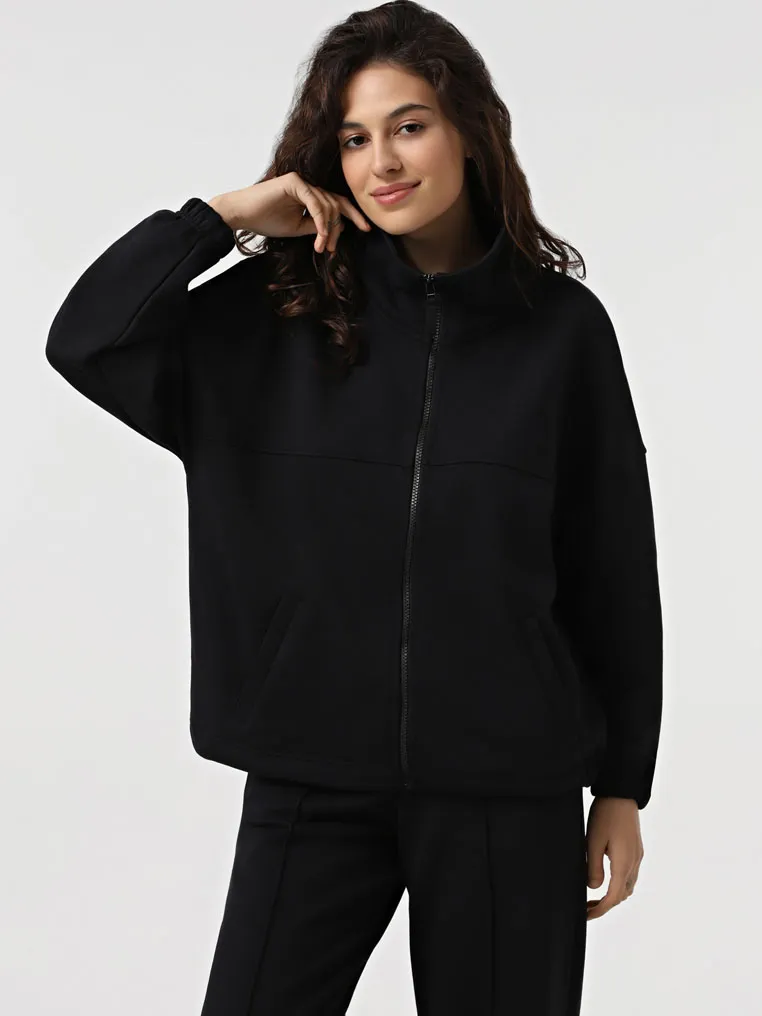Insulated sweatshirt