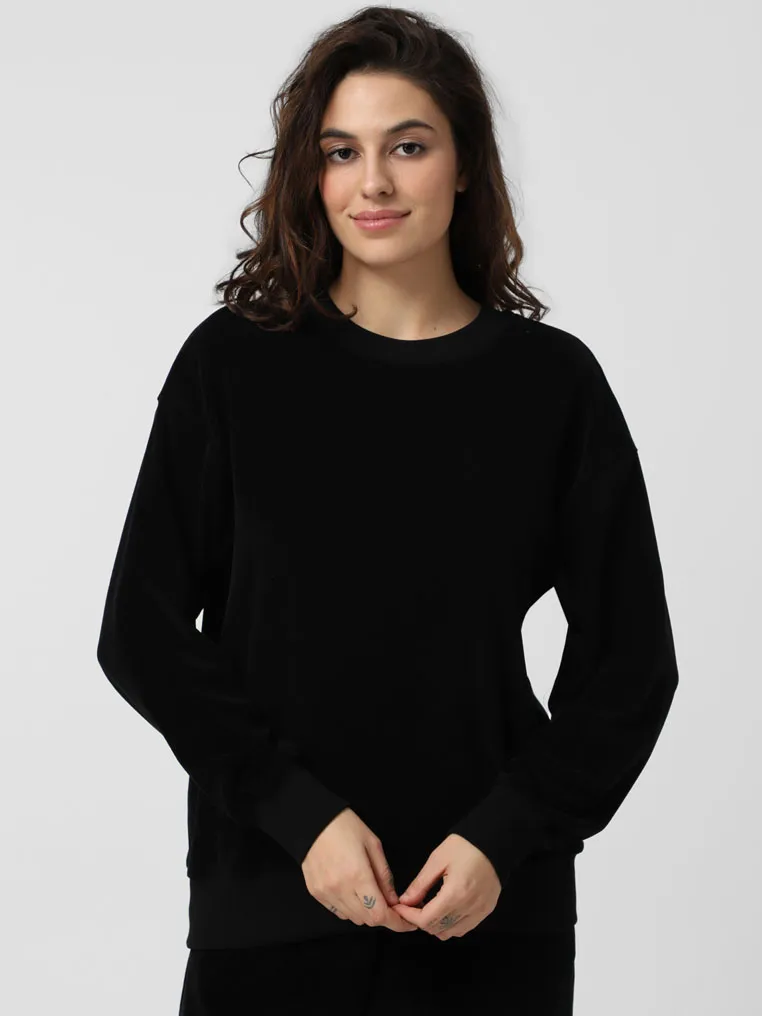 Velor sweatshirt