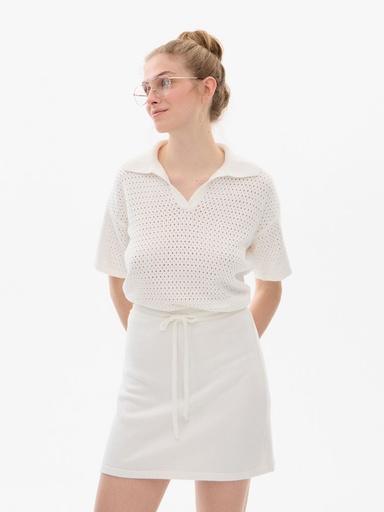 Knitted polo shirt