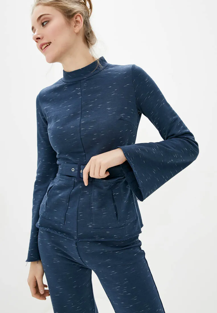 Лонгслів з поясом