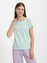 T-shirt with round collar