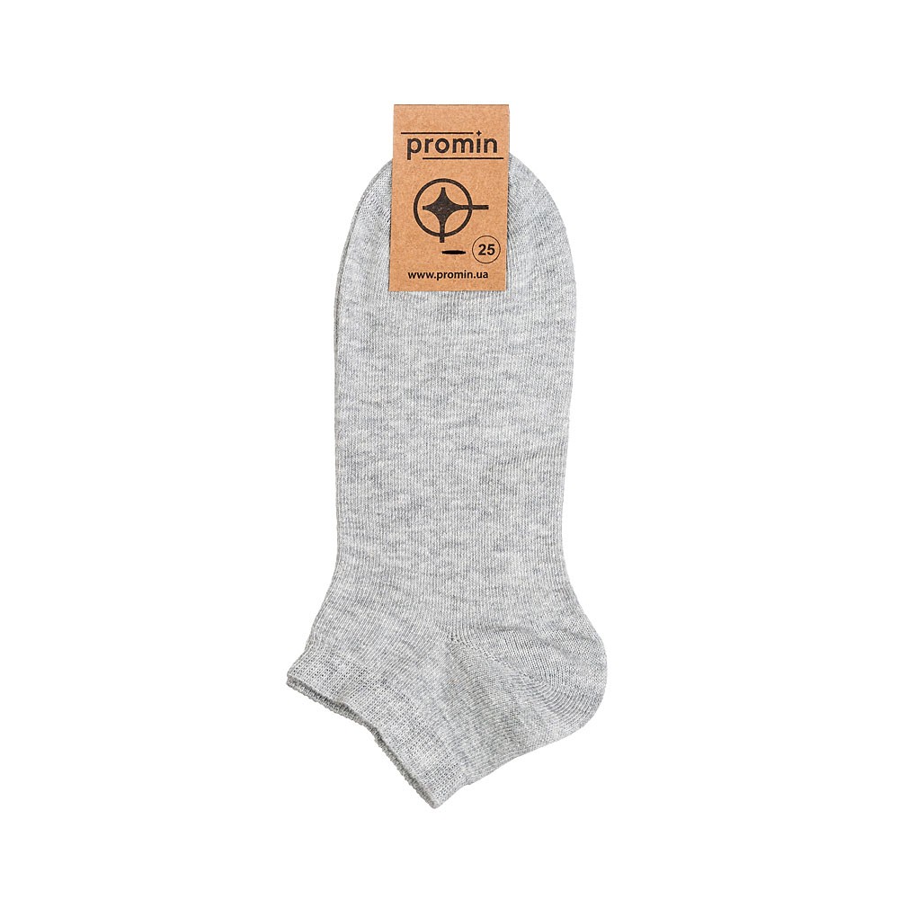 Шкарпетки короткі, арт: 6006, колір: сірий мел