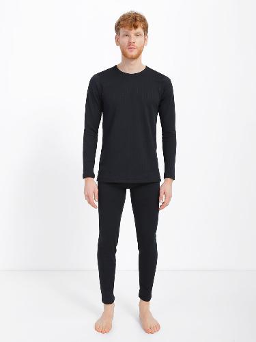 Men's Thermal Underwear Set Color: Black