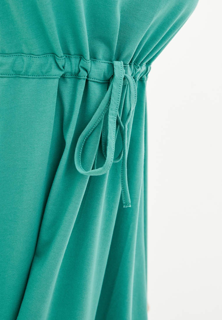 Сукня з зав'язками, арт: 2050-14.1, колір: БІРЮЗА