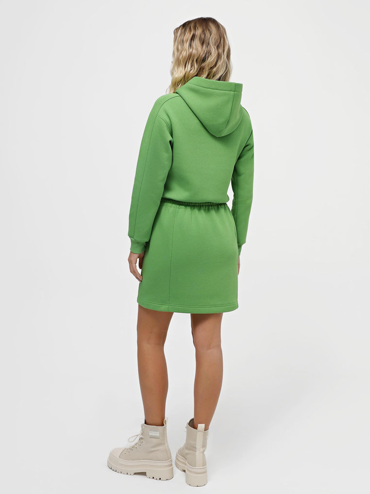 Сукня утеплена, арт: 2050-146, колір: зелено-оливковий