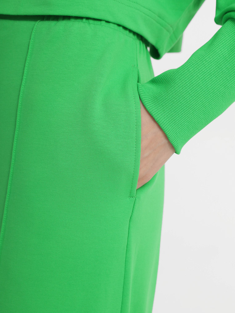 Штани-палаццо, арт: 2040-92, колір: яскраво-зелений
