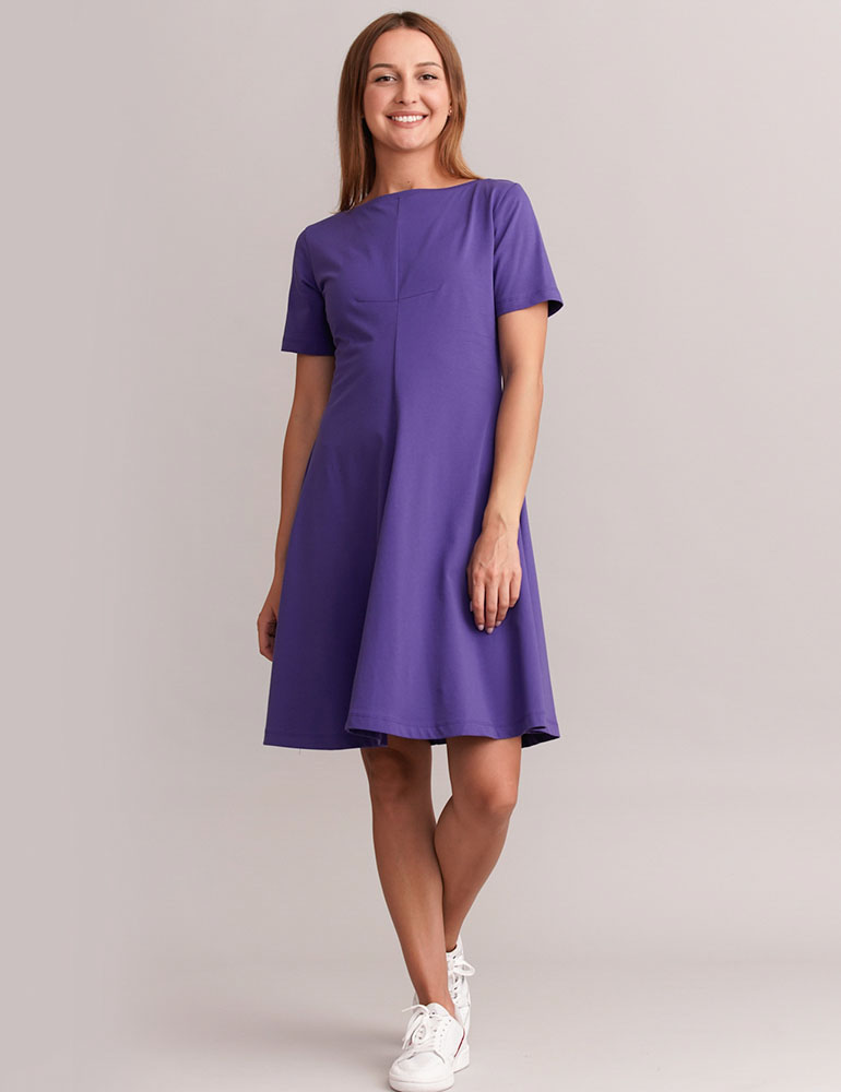Сукня, арт: 2050-03.1, колір: Фіолетовий