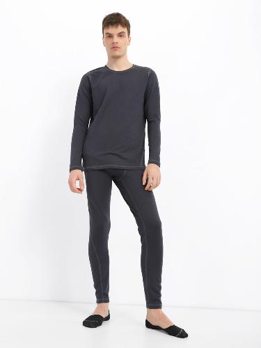 Men's Thermal Underwear Set Color: Dark grey