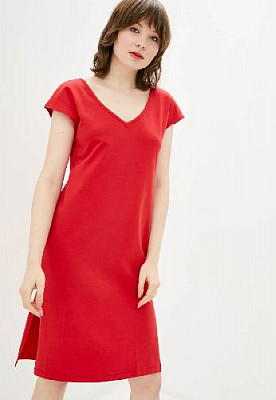 Сукня з вирізом на спині колiр: Червоний