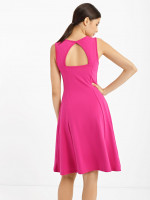 Сукня з вирізом на спині, арт: 2050-100, колір: Малина